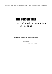 The Poison Tree - OKFN:LOCAL India