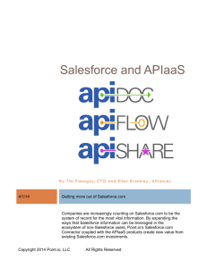 Salesforce and APIaaS