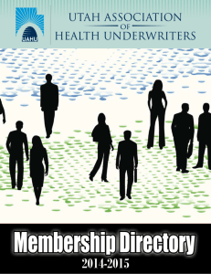 uahu broker directory - Utah Association of Health Underwriters