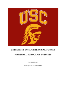 university of southern california marshall school of business