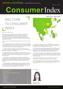 welcome to consumer index