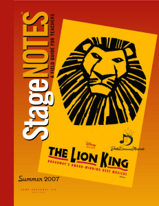 Lion King - Camp Broadway