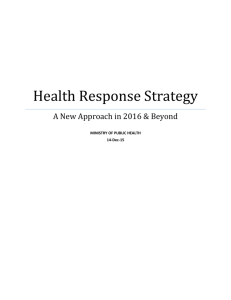 Health Response Strategy