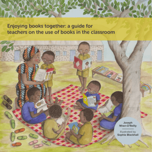 Enjoying books together: a guide for teachers on