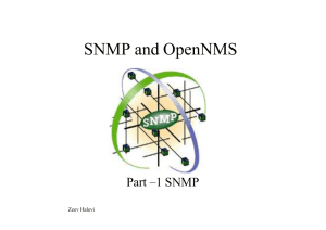 SNMP and OpenNMS
