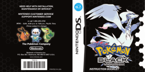 Pokemon Black Manual