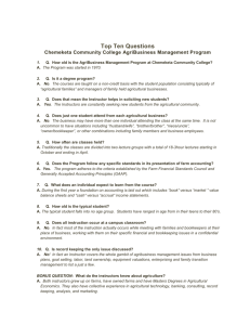 Top Ten Questions About Chemeketa Community Colleges Farm