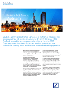 Vietnam - Deutsche Bank