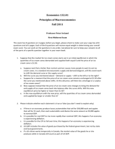 EC132: Principles of Macroeconomics, Exams, Fall 2011