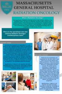 What is Radiation Oncology? - Massachusetts General Hospital