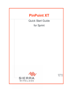 PinPoint XT - Sierra Wireless