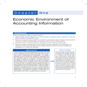 Economic Environment of Accounting Information