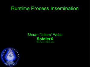 Runtime Process Insemination