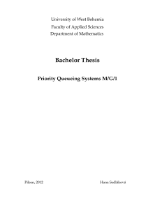 Bachelor Thesis Priority Queueing Systems M/G/1