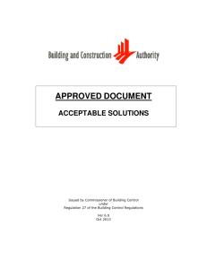 approved document - Building & Construction Authority