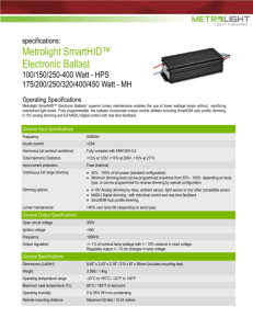 100-450W SmartHID Specification