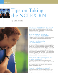 Tips on Taking the NCLEX-RN - National Student Nurses Association