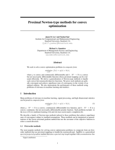 Proximal Newton-type methods for convex optimization