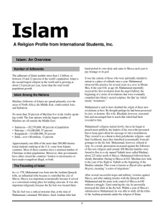 Profile of Islam - International Students, Inc.
