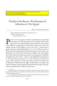 Chivalry to the Rescue: The Dynamics Liberation in Don - H-Net