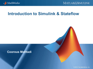 Introduction to Simulink & Stateflow