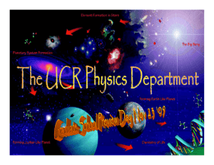 UCR Physics Grad School Preview – UC Riverside