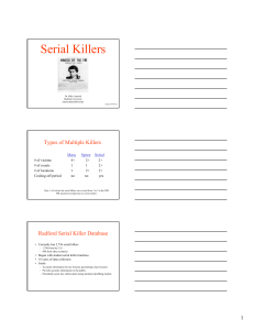 Serial Killers - Documenting Reality