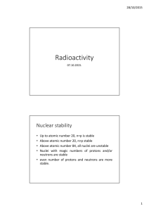 Radioactivity web