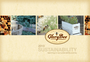 GloryBee Sustainability Report 2013-2014