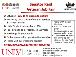 Senator Reid Veteran Job Fair