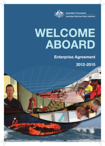 Australian Maritime Safety Authority Enterprise Agreement 2012-2015
