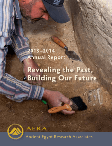 Annual Report 2013-2014 - Ancient Egypt Research Associates