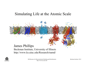 Simulating Life at the Atomic Scale