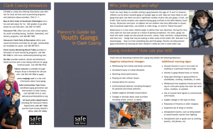 Parents Guide to Youth Gangs in Clark County.pub