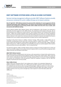Press Release - MINT Software Systems