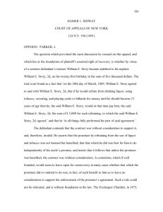 381 HAMER v. SIDWAY COURT OF APPEALS OF NEW YORK 124
