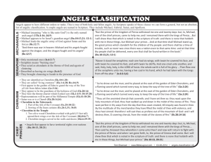 angels classification