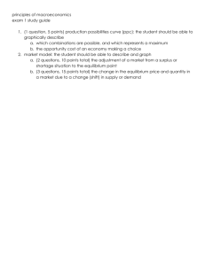 principles of macroeconomics exam 1 study guide 1. (1 question, 5