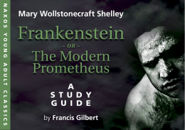 frankenstein a modern prometheus essay Comparing frankenstein to prometheus essays throughout frankenstein, the author, mary shelley uses common mythological and biblical reference to deftly connect the reader to her continuing theme in the novel mary shelley refers to these well-known figures so that the reader may better understand a. frankenstein a modern prometheus essay Comparing frankenstein to prometheus essays throughout frankenstein, the author, mary shelley uses common mythological and biblical reference to deftly connect the reader to her continuing theme in the novel mary shelley refers to these well-known figures so that the reader may better understand a.