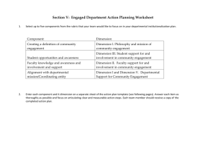 Section V: Engaged Department Action Planning Worksheet