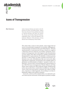 Icons of Transgression • Bent Sørensen