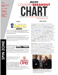 January 23, 2014 - MusicRow – Nashville's Music Industry Publication