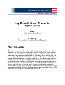 Key Constitutional Concepts