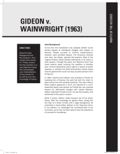 gideon v. wainwright (1963)