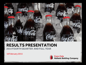 results presentation - Coca