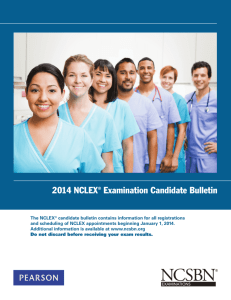 2014 NCLEX® Examination Candidate Bulletin