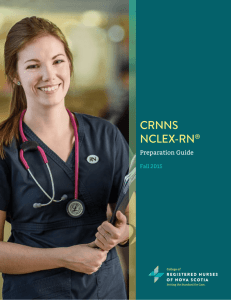 nclex-rn® crnns - College of Registered Nurses of Nova Scotia