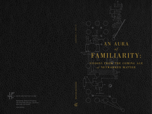 An Aura of Familiarity - Institute for the Future