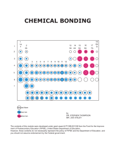 Chemical Bonding - Small