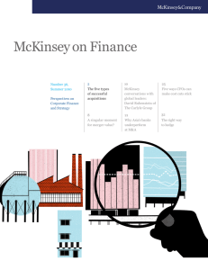 McKinsey on Finance - Statesman Business Advisors